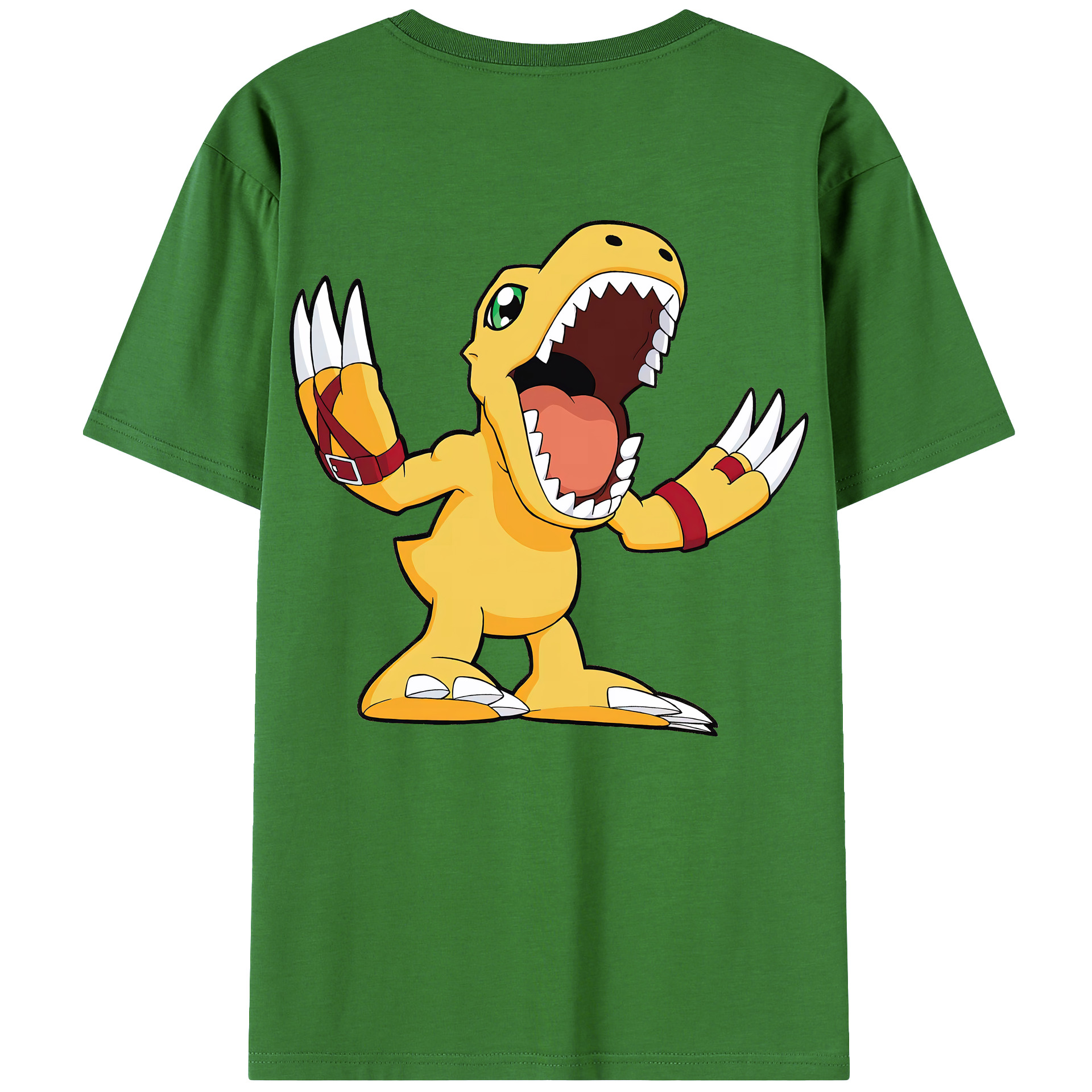 （画像用） Digimon デジタルモンスター/デジモン レディース半袖Tシャツ(バックプリント)